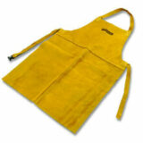 Weldability Gold Welders Premium Chrome Leather Apron - 36" - Image 2