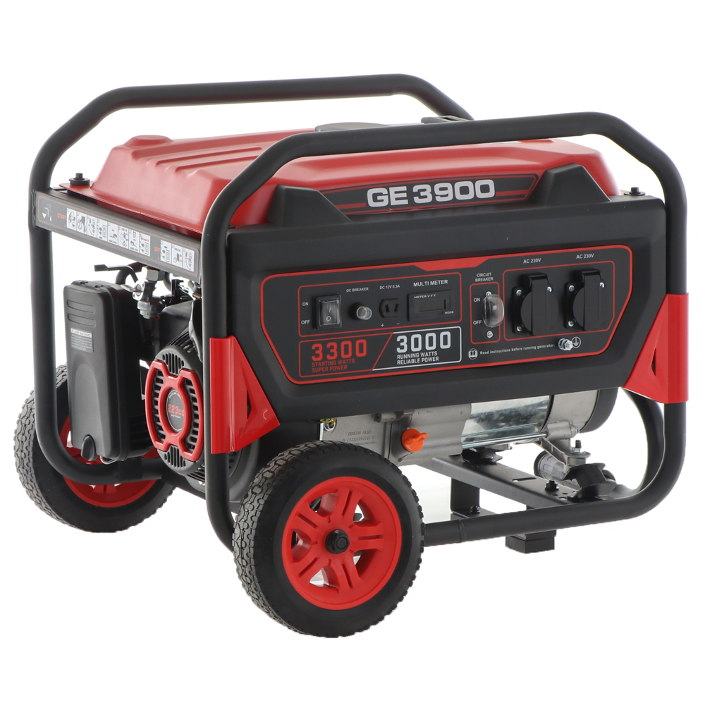 Mosa GE 3900 AVR Open Range Silenced Petrol Single Ranged Generator