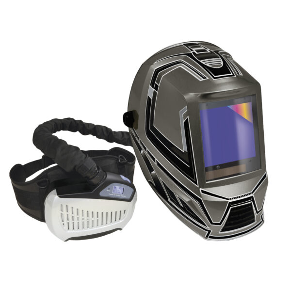 GYS Air Fed Helmet GYSMATIC XXL 5/13 TRUE COLOUR Welding Helmet ...